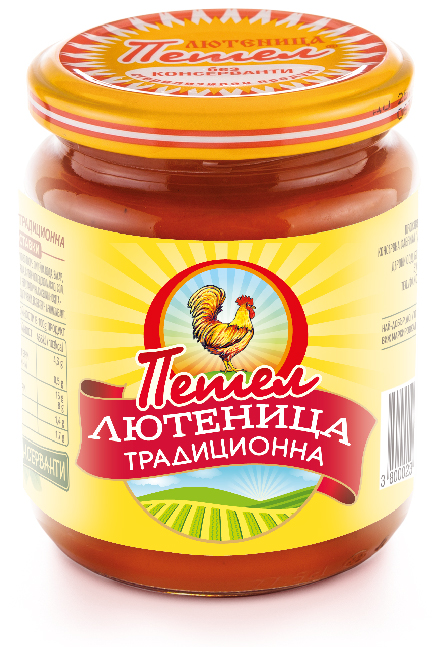 Лютеница Петел Финосмляна Традиционна 270 гр.