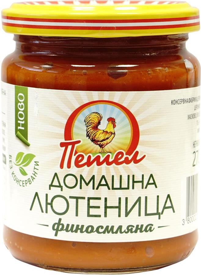 Лютеница Петел Финосмляна Домашна 270 гр.
