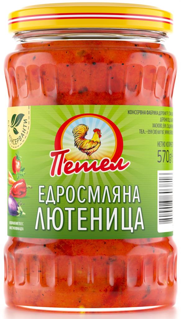 Лютеница Петел Едросмляна 570 гр.