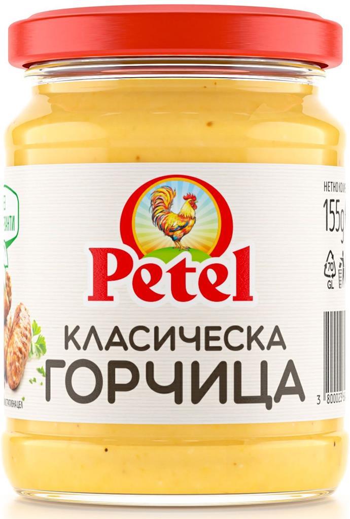 Горчица Петел Класическа 155 гр.