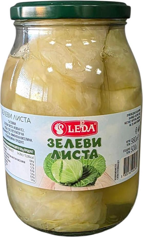 Зелеви листа Леда 980 гр.
