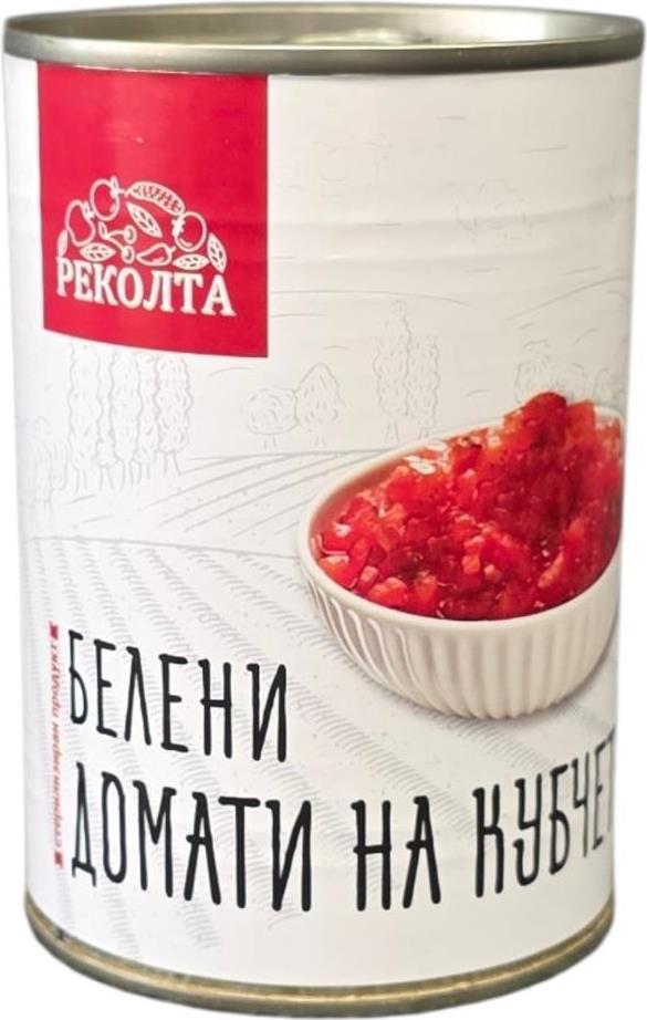 Домати на Кубчета Реколта 400 гр. - Белени