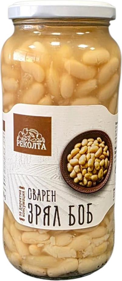 Бял боб сварен Реколта 570 гр.