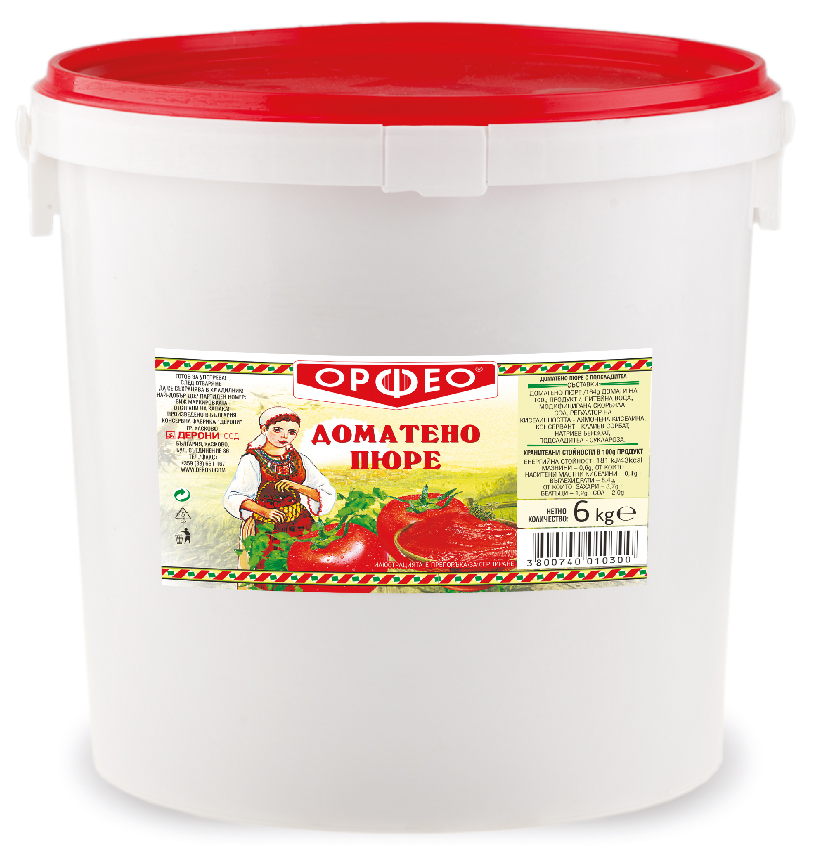 Доматено пюре Орфео 6 кг.