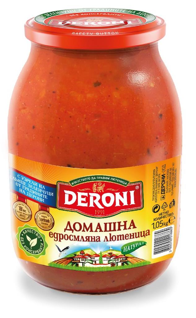 Лютеница Дерони 1.05 кг. - Едросмляна Домашна