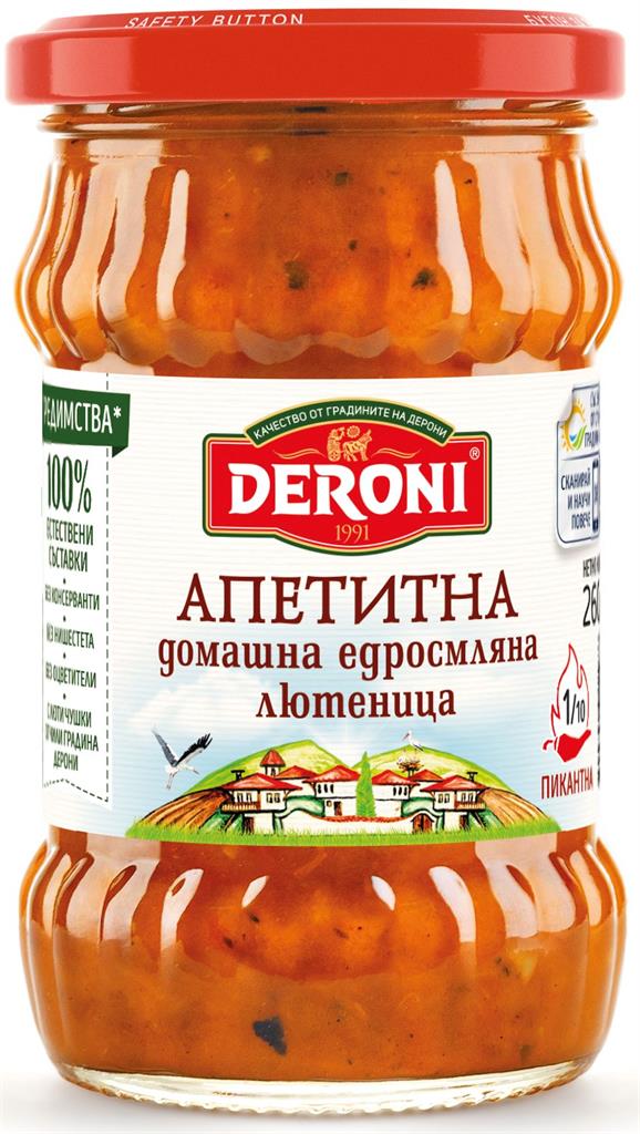 Лютеница Дерони Едросмляна Апетитна 260 гр. (1/10)
