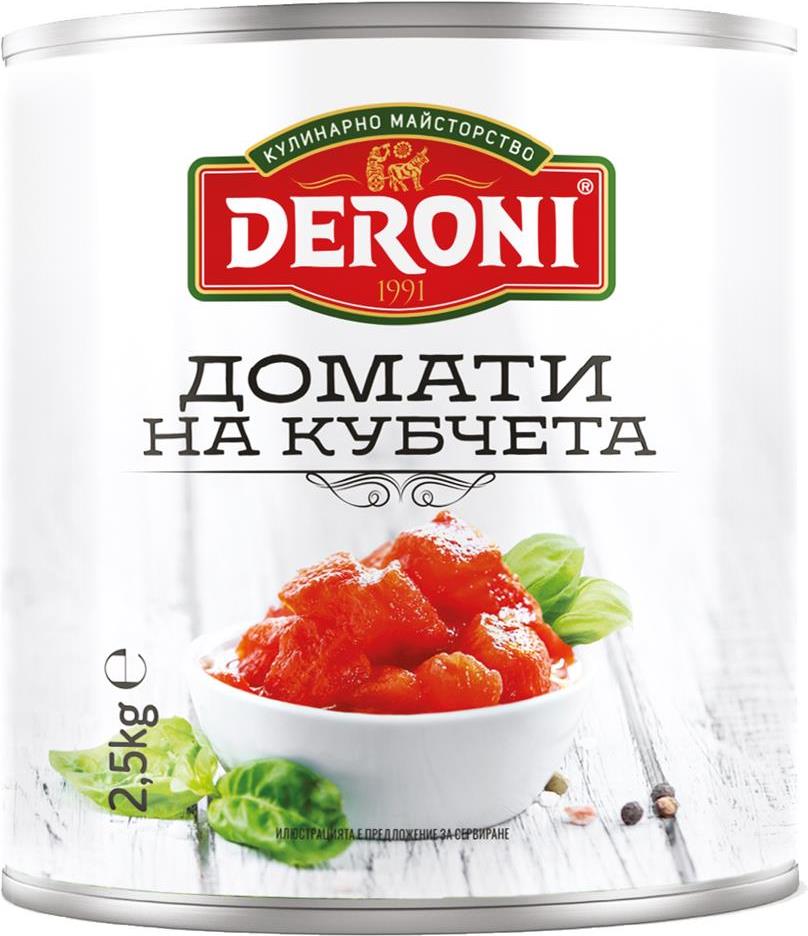 Домати на Кубчета Дерони 2.5 кг. - Белени