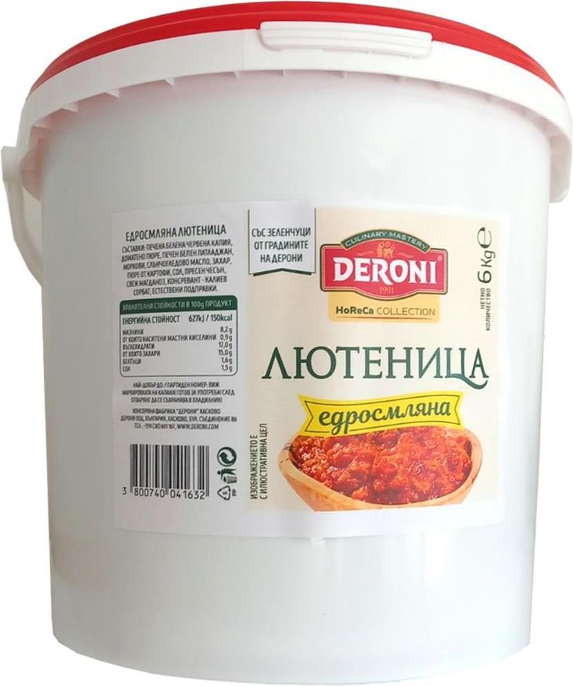 Лютеница Дерони 6 кг. - Едросмляна