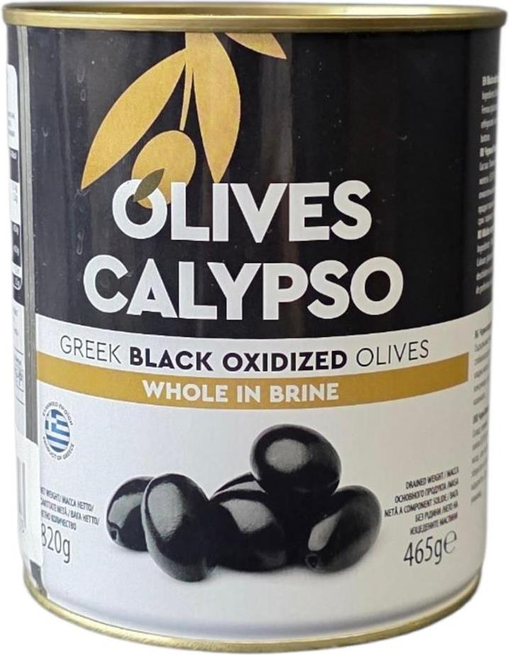 Маслини Olives Calypso 820 гр. (мет.к.) - Jumbo черни 181/200