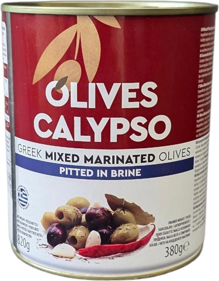 Маслини Olives Calypso 820 гр. (мет.к.) - Пикантни Микс без костилка