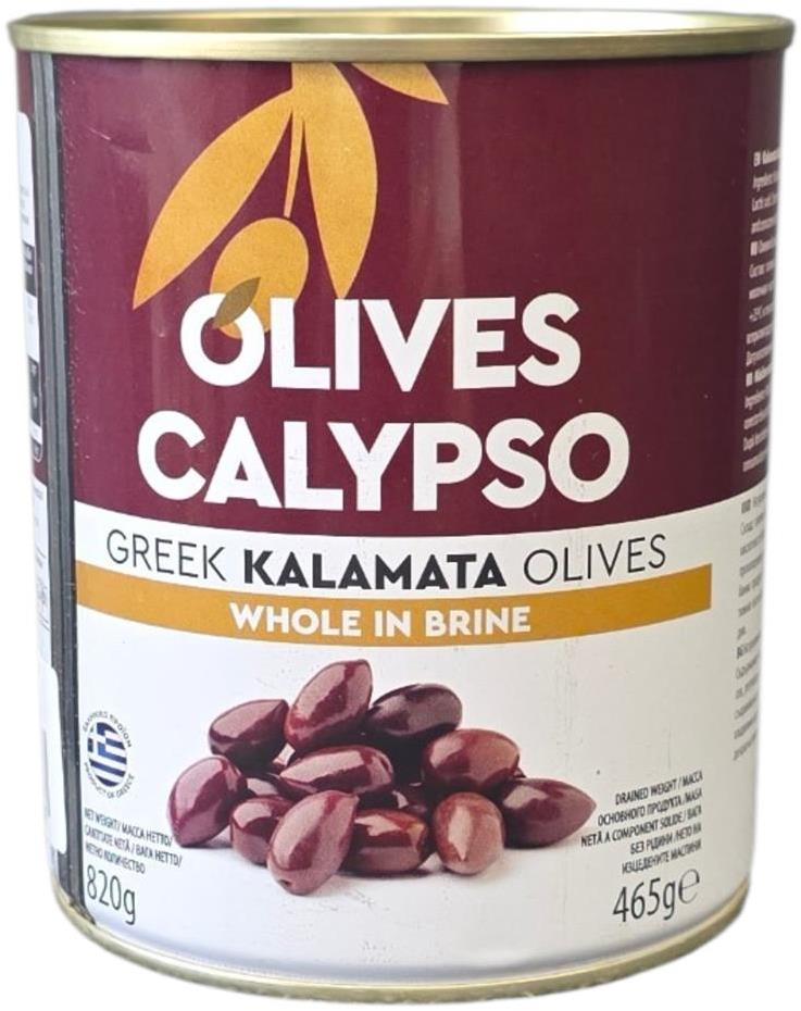 Маслини Olives Calypso 820 гр. (мет.к.) - Каламата 181/200